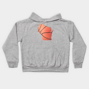 Wisconsin Basketball Kids Hoodie